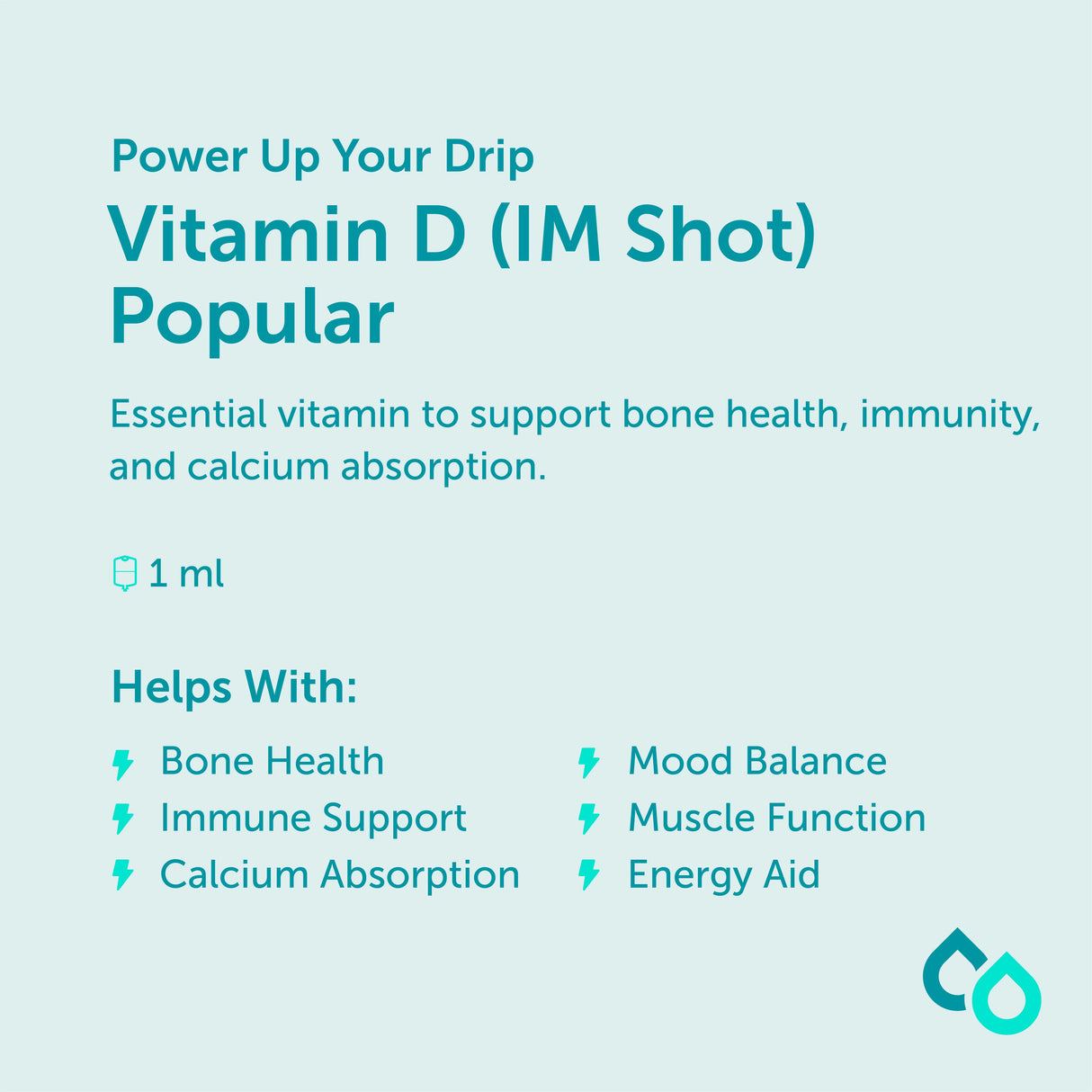 Vitamin D (IM Shot) - popular